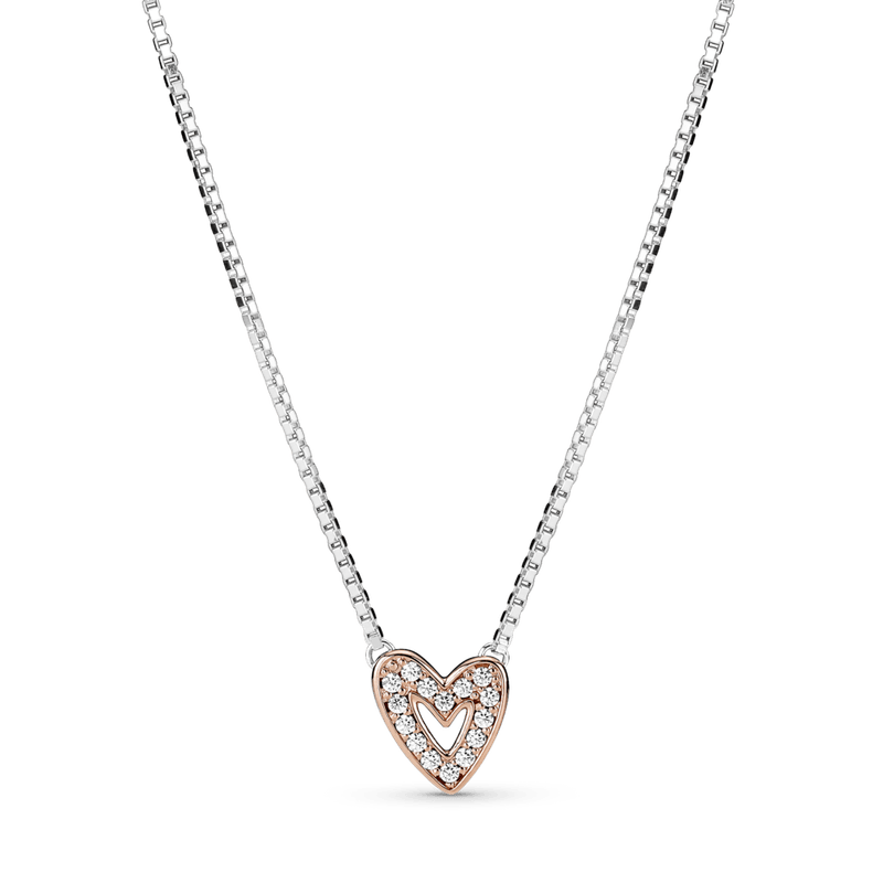 Collar Corazón S925 - Incluye Caja