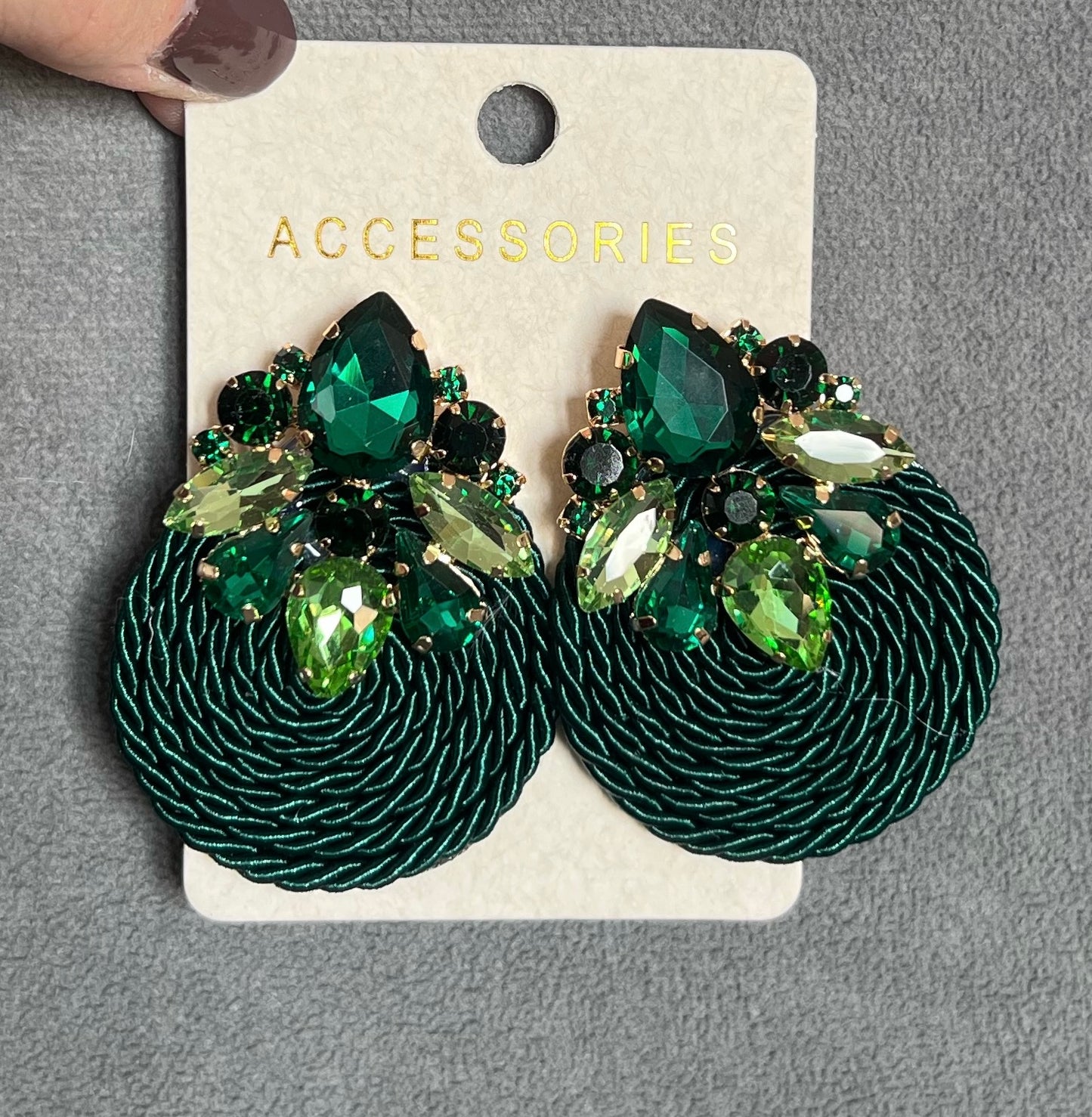 Maxi Aros - Verde con piedras