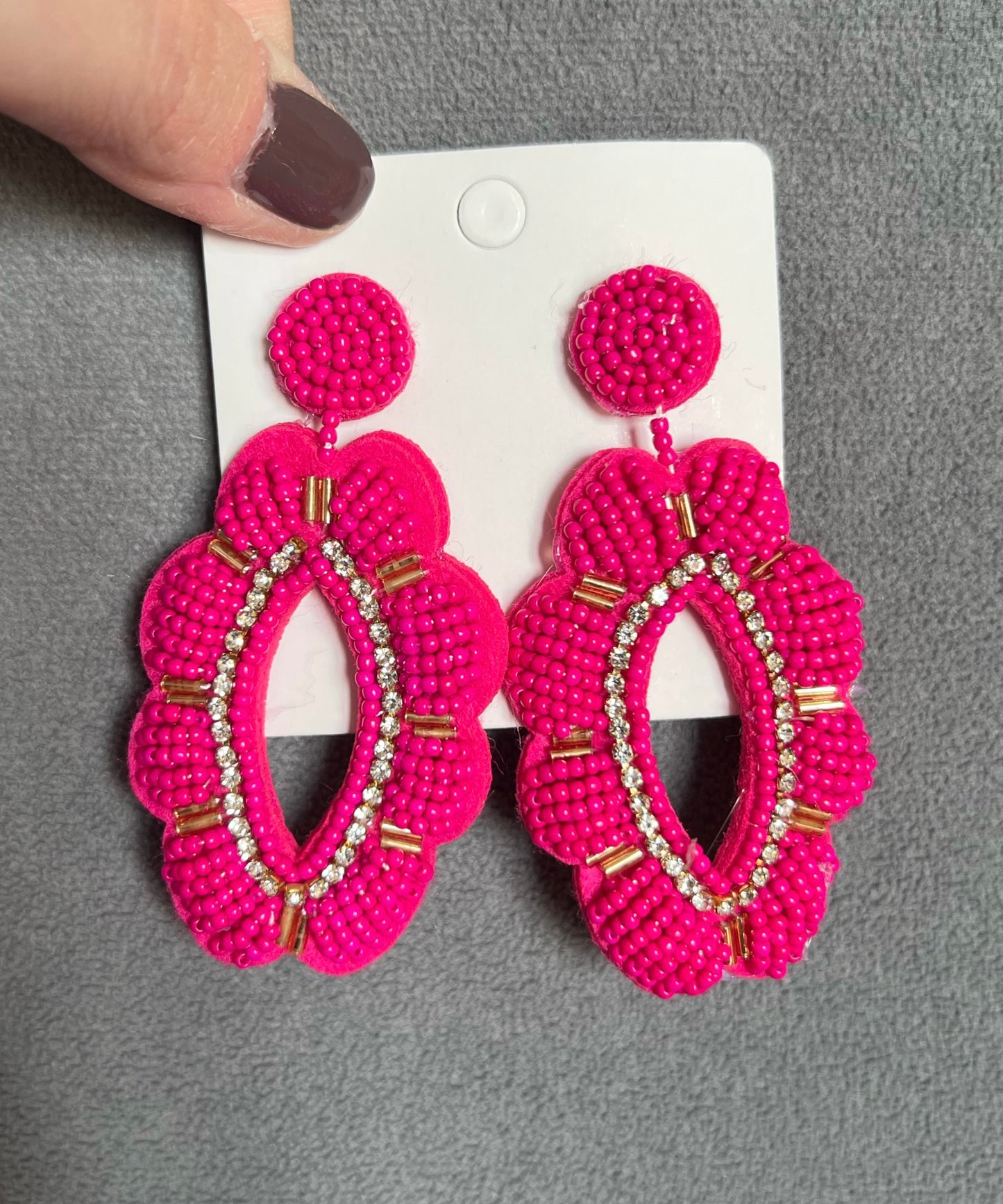 Maxi Aros - Mostacillas Fucsia