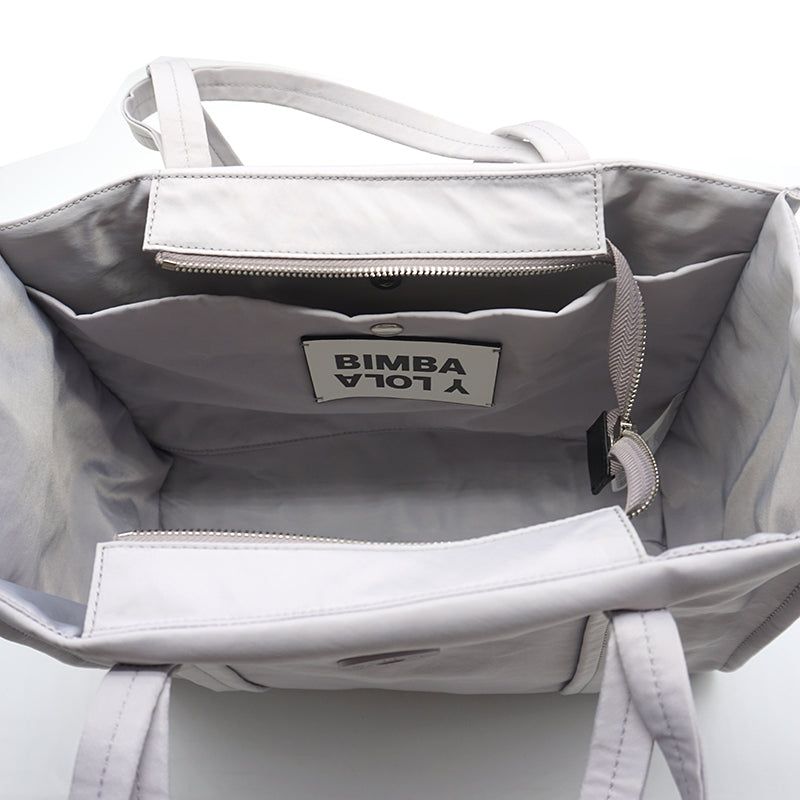 Cartera ByL Nylon Plomo + Llavero