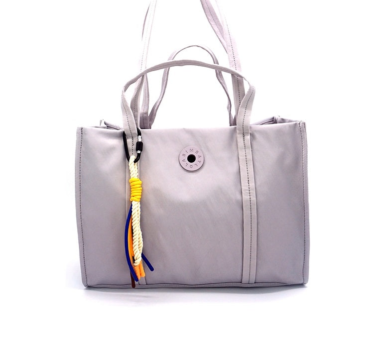 Cartera ByL Nylon Plomo + Llavero