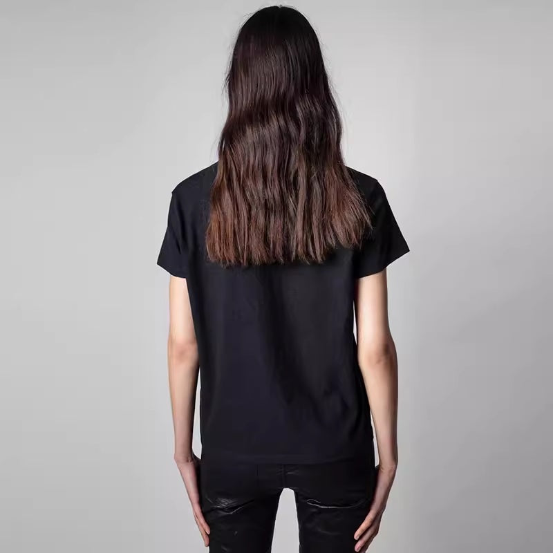 Polera Z&V Smile con brillos
