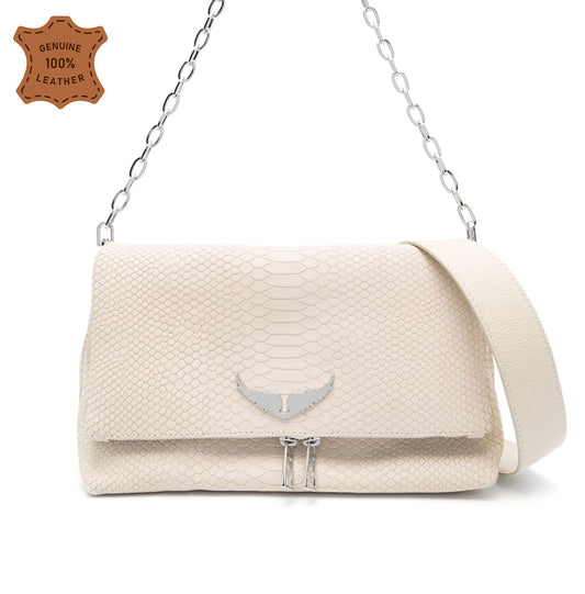 ENCARGO - Cartera Cuero Z&V Rocky Blanca