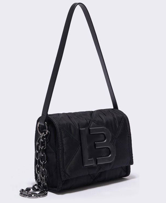 Cartera ByL Solapa Negra - Opción de cadenas