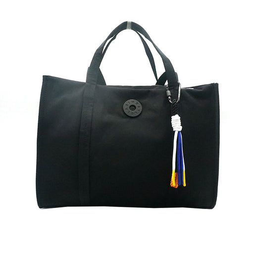 Cartera ByL Nylon Negro + Llavero