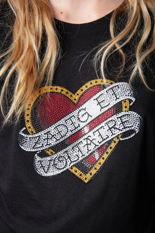 ENCARGO - Polera Z&V Heart Negra