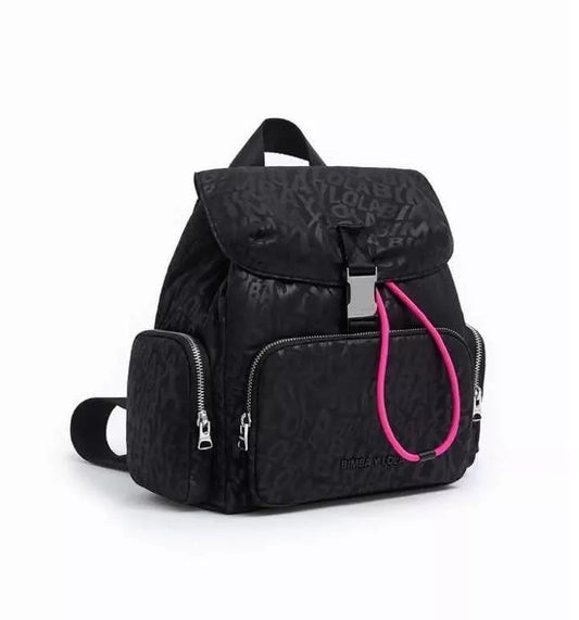 Mochila ByL Negra con logos