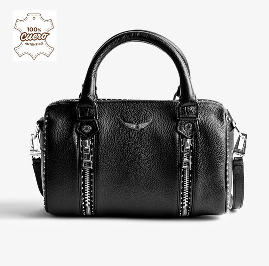 Cartera Sunny XS Cuero Z&V - Negra